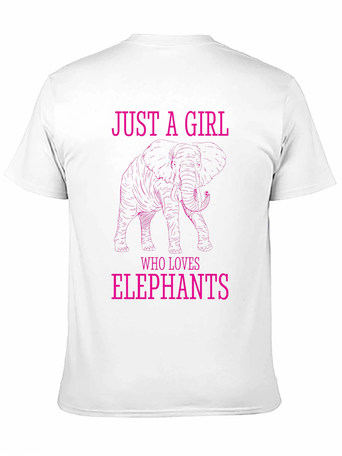 Just a Girl Who Loves Elephants T-Shirt