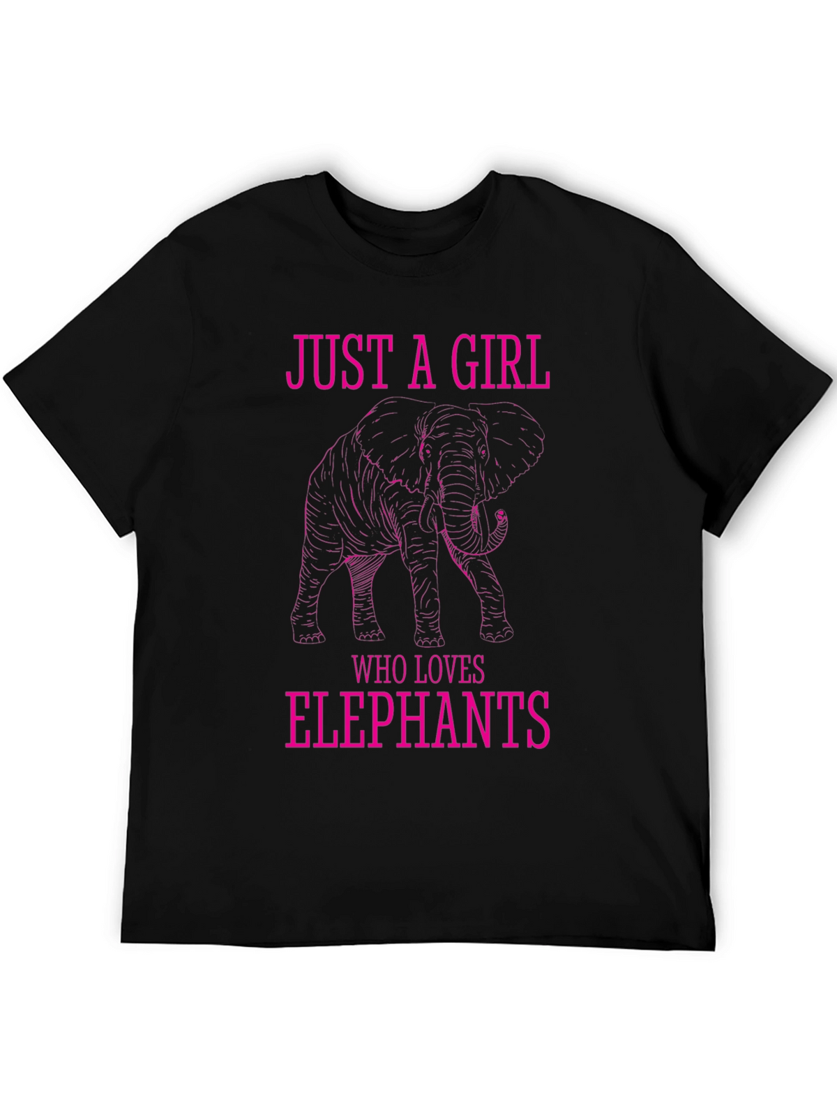 Just a Girl Who Loves Elephants T-Shirt