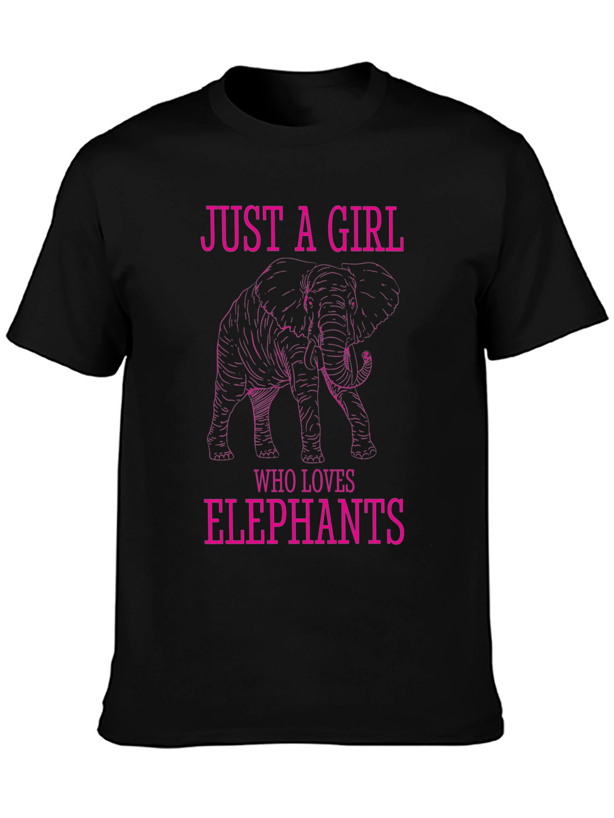 Just a Girl Who Loves Elephants T-Shirt