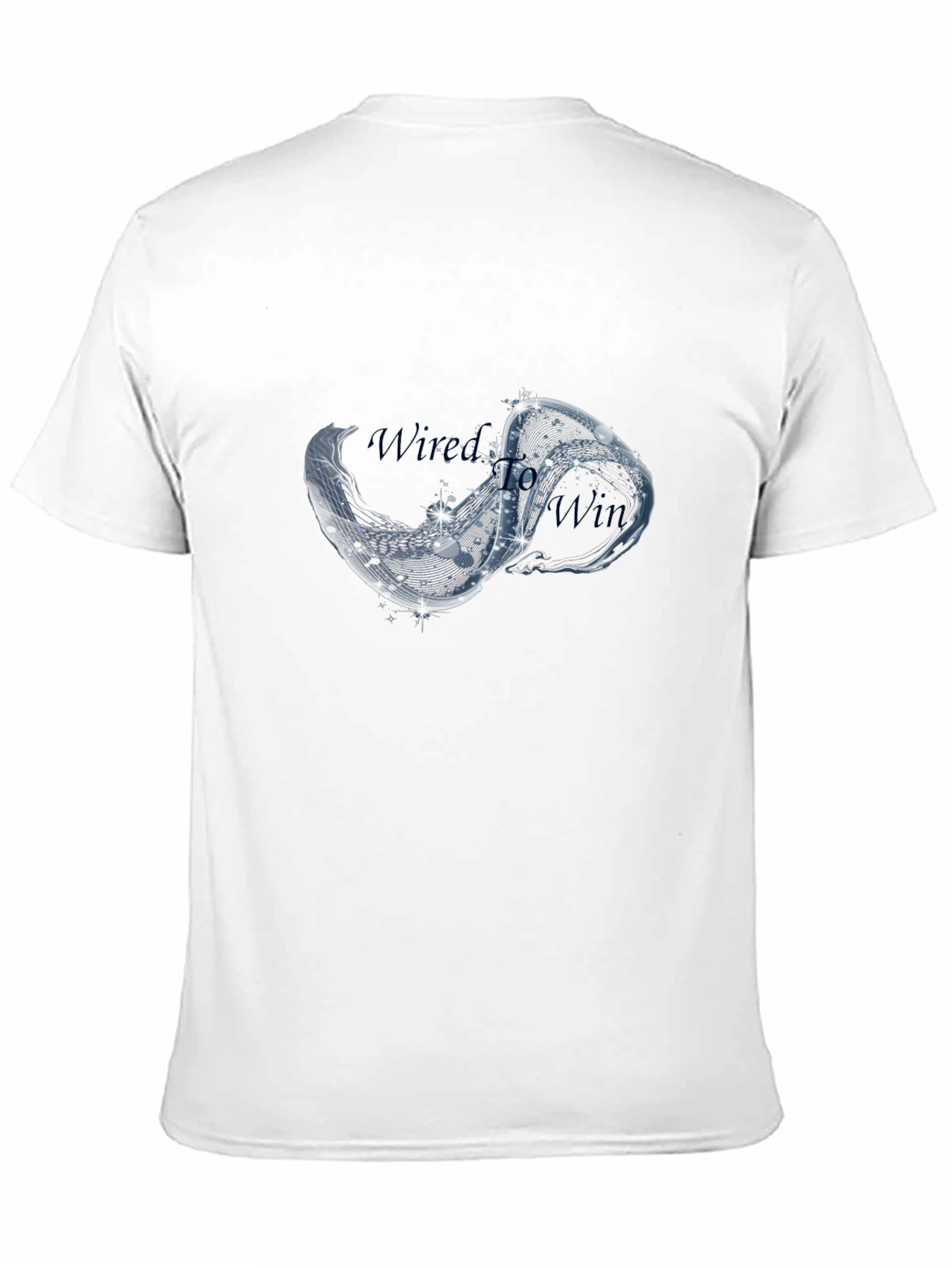 Stylish Black T-Shirt with Infinity Design