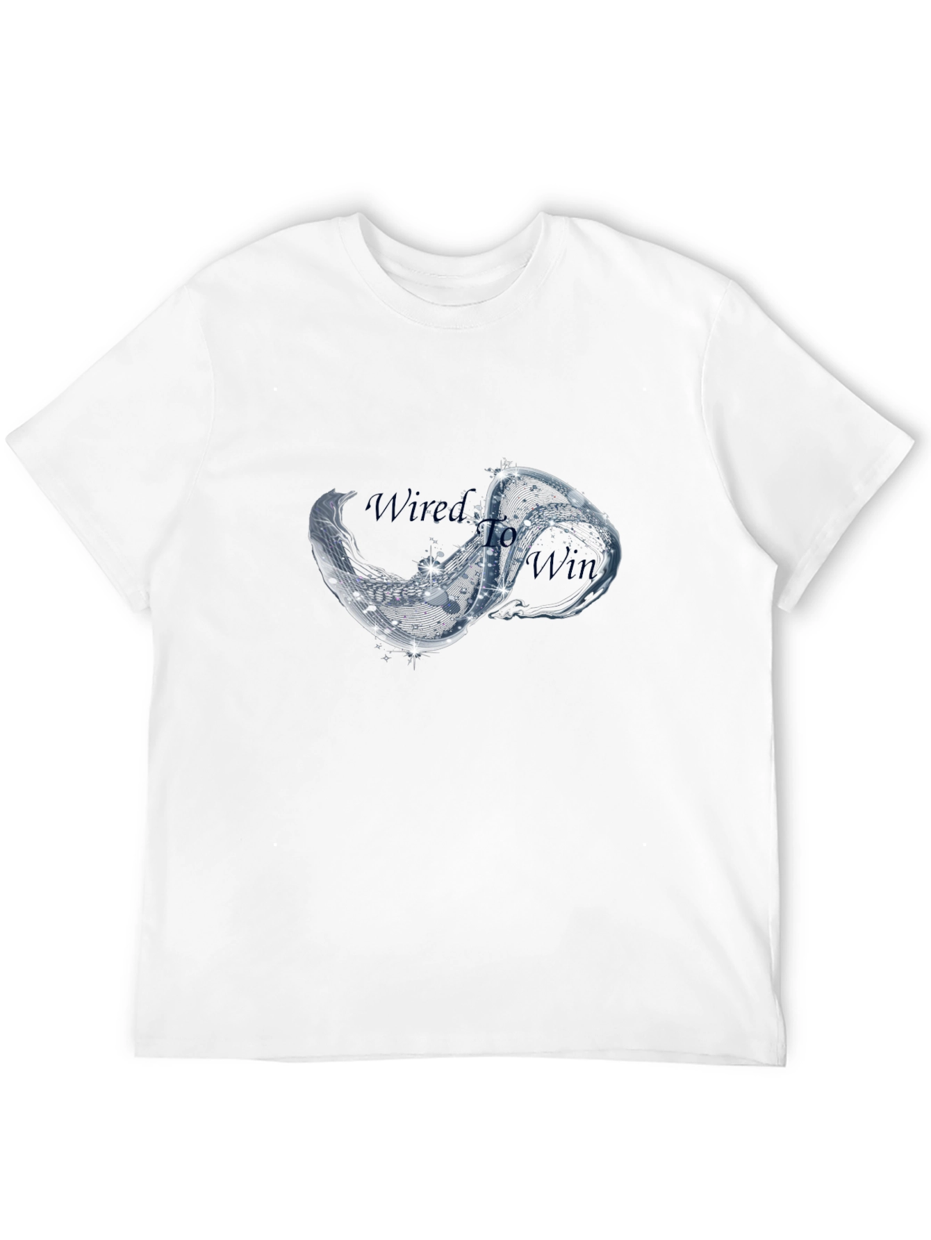 Stylish Black T-Shirt with Infinity Design