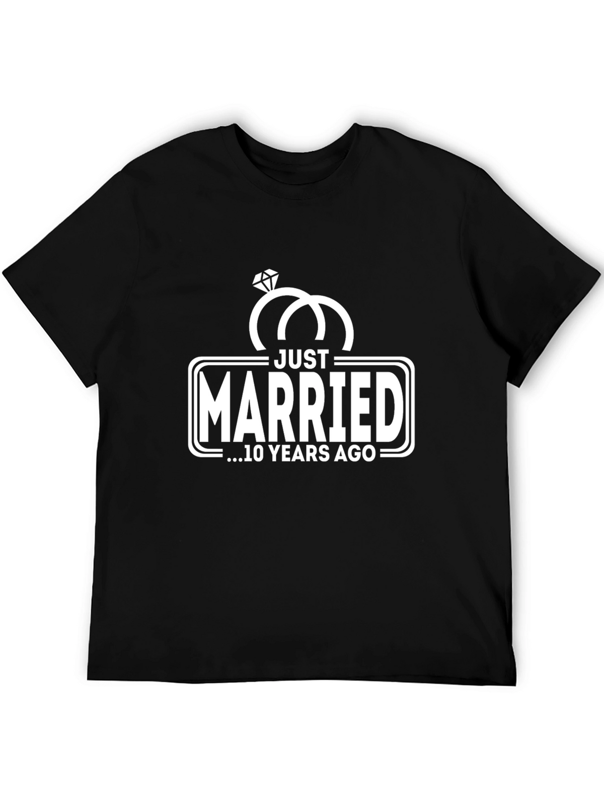 Just Married 10 Years Ago T-Shirt