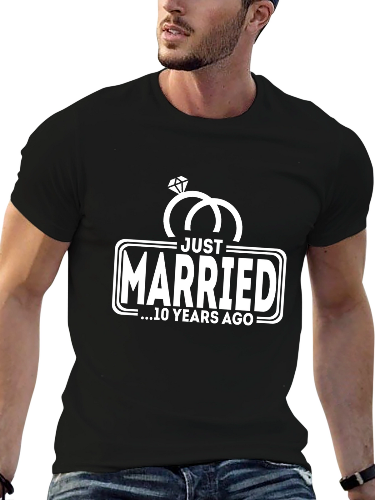 Just Married 10 Years Ago T-Shirt