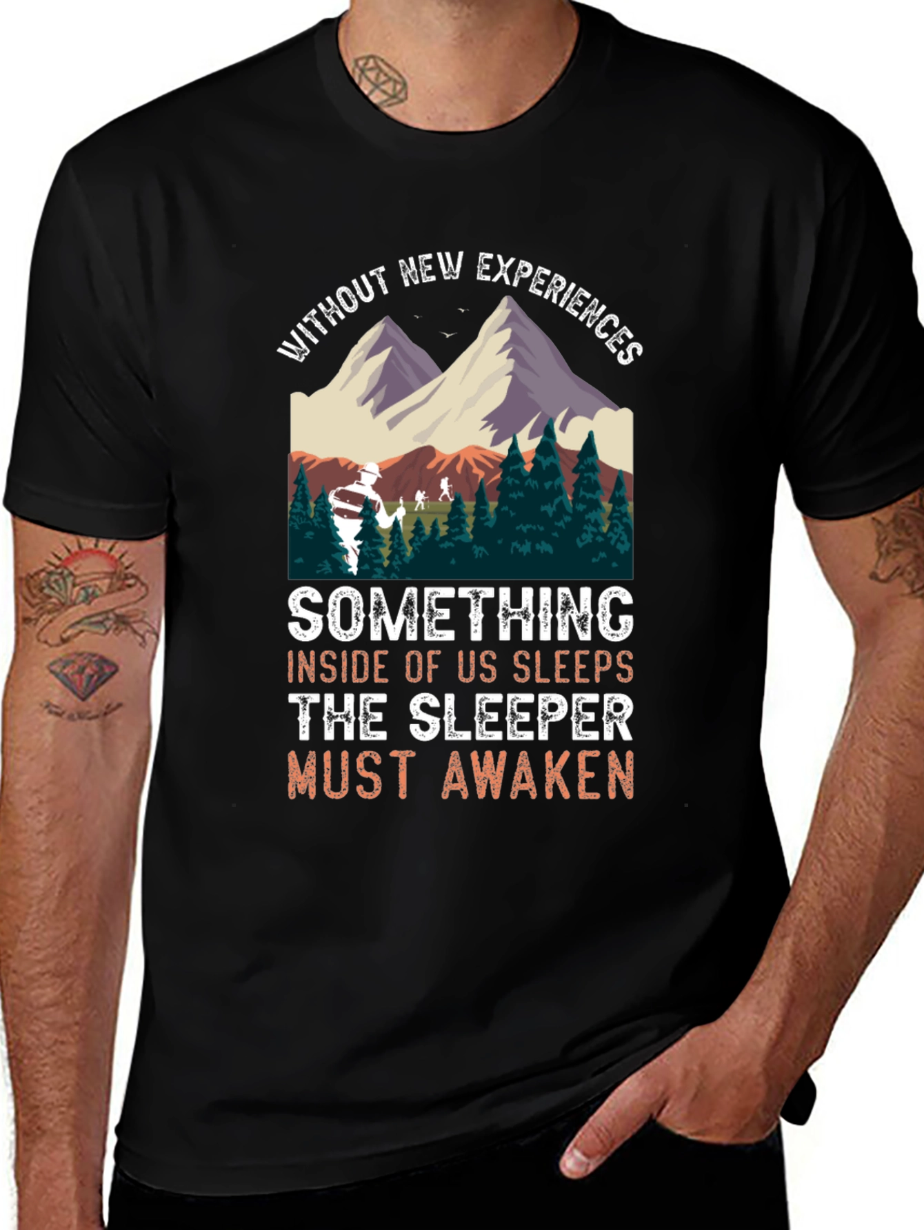Adventure Awaits Graphic T-Shirt - Must Awaken