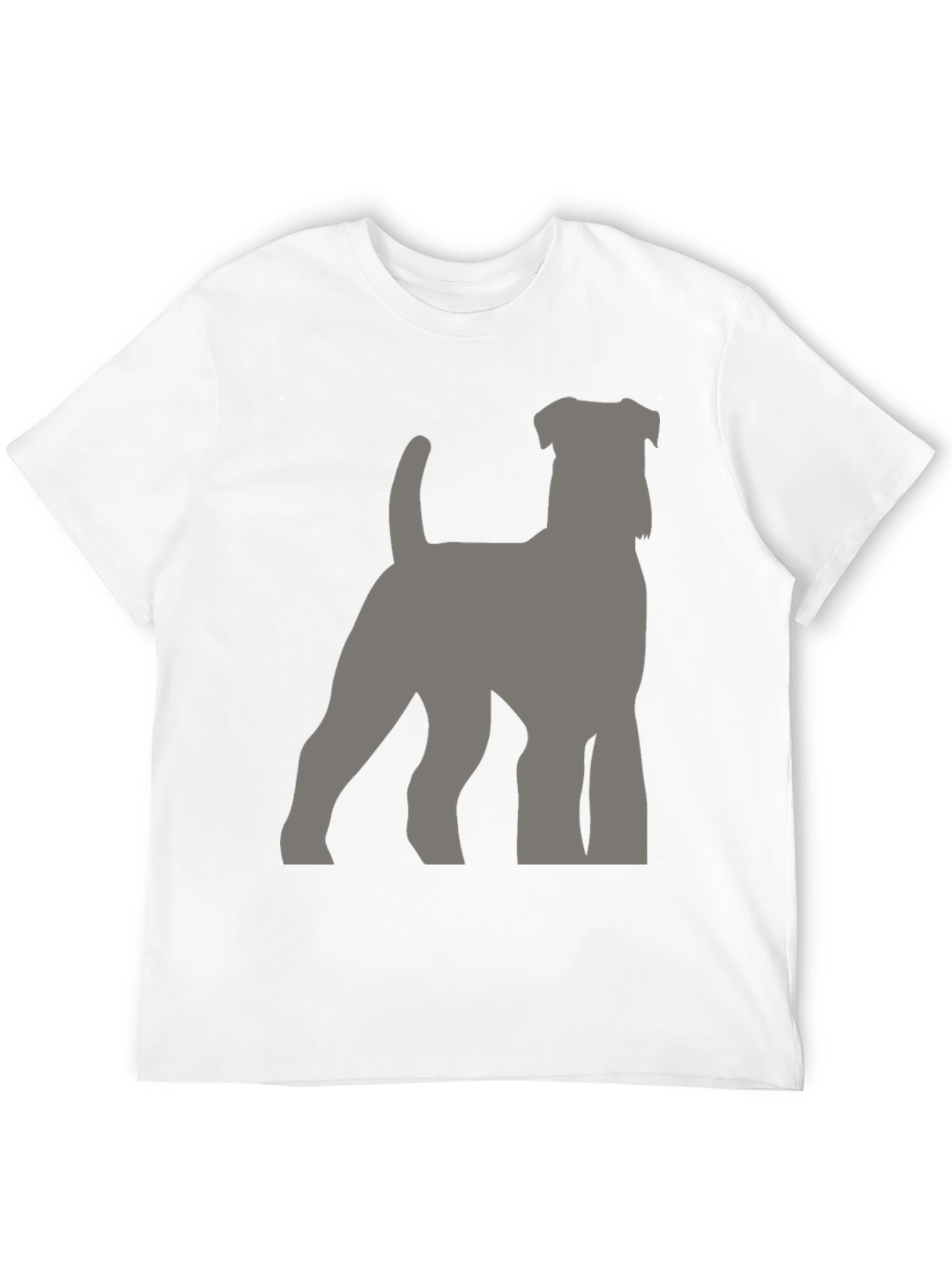 Dog Breed Silhouette Graphic Tee - Black