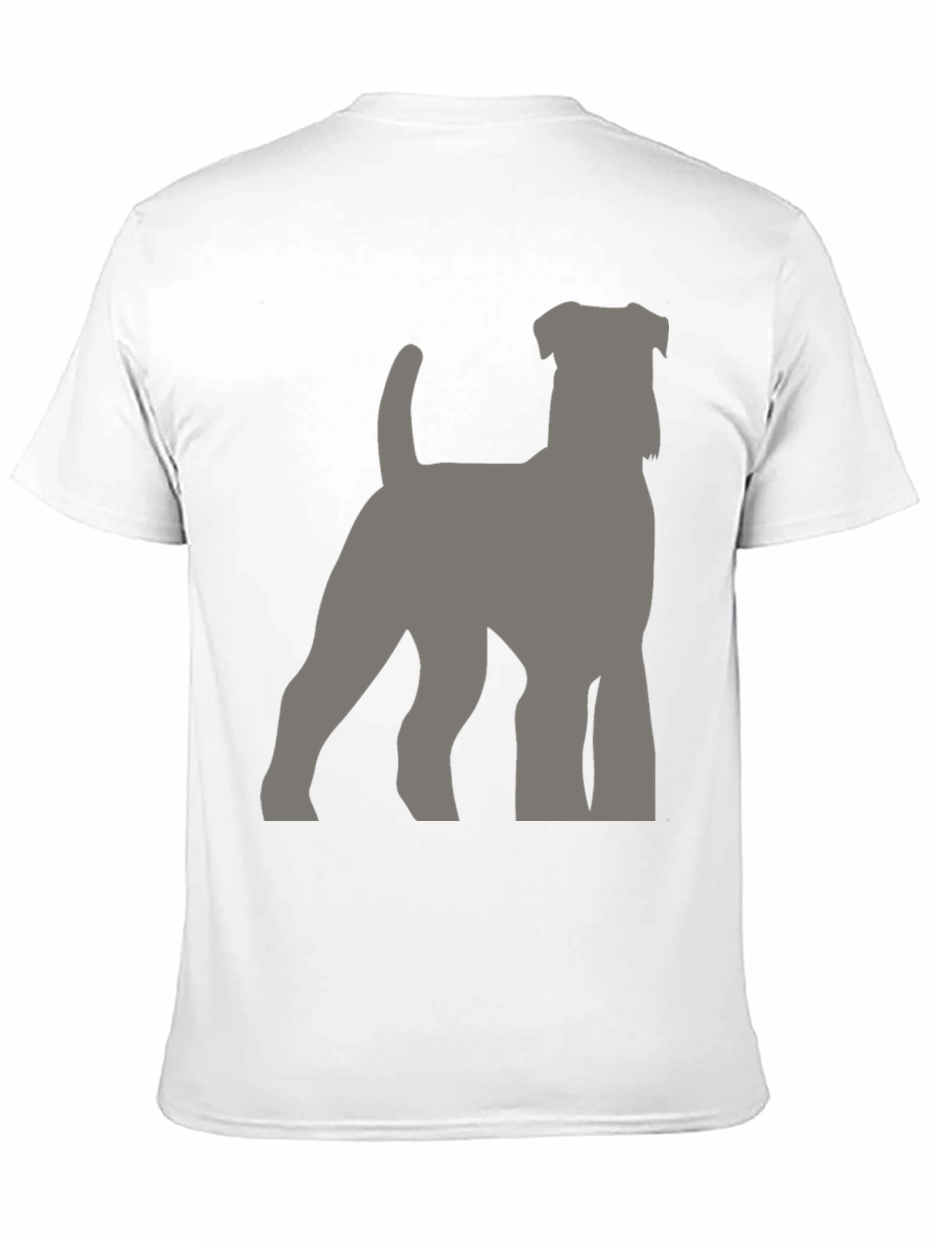 Dog Breed Silhouette Graphic Tee - Black
