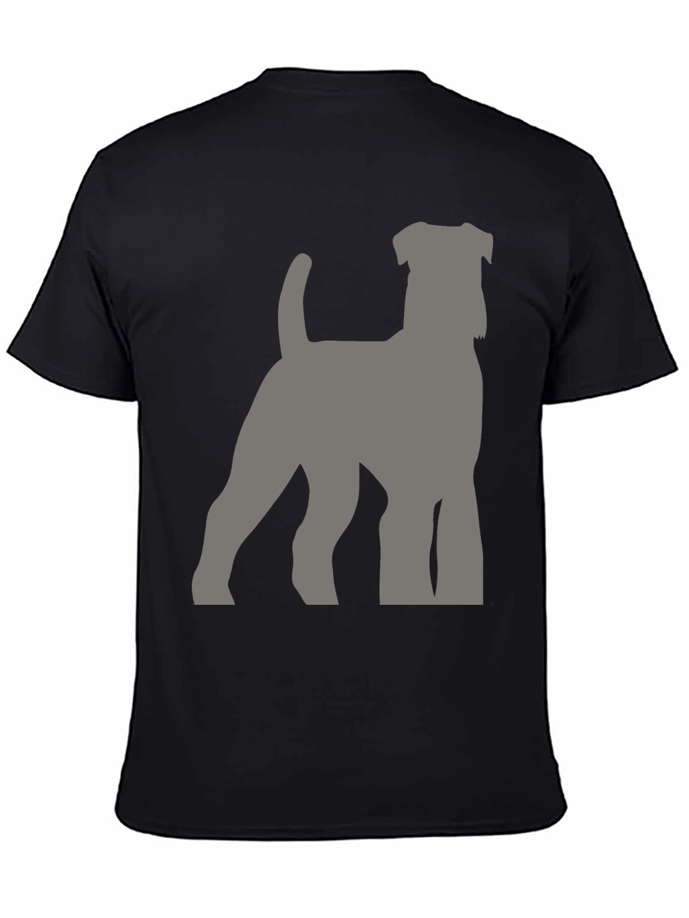 Dog Breed Silhouette Graphic Tee - Black