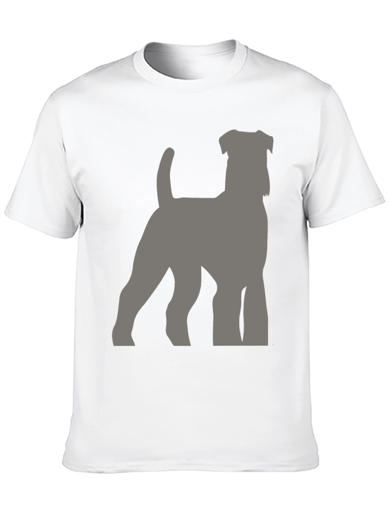 Dog Breed Silhouette Graphic Tee - Black