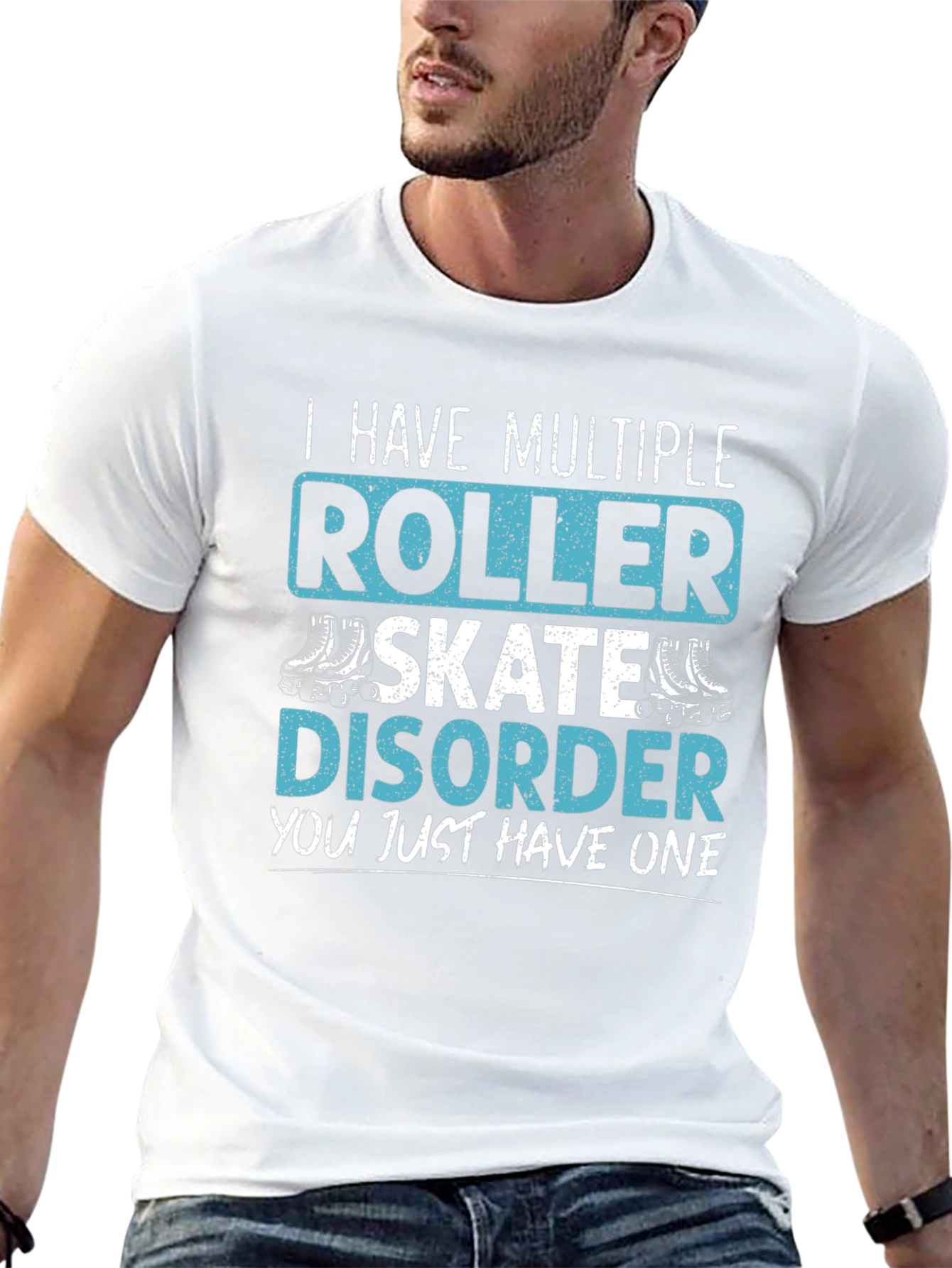 Roller Skate Disorder Graphic T-Shirt - Black