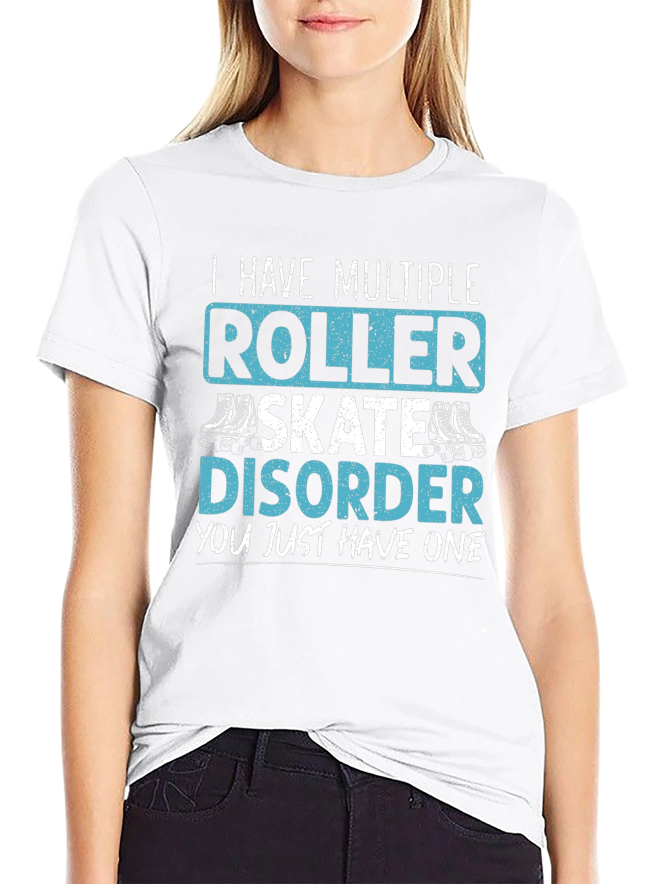 Roller Skate Disorder Graphic T-Shirt - Black