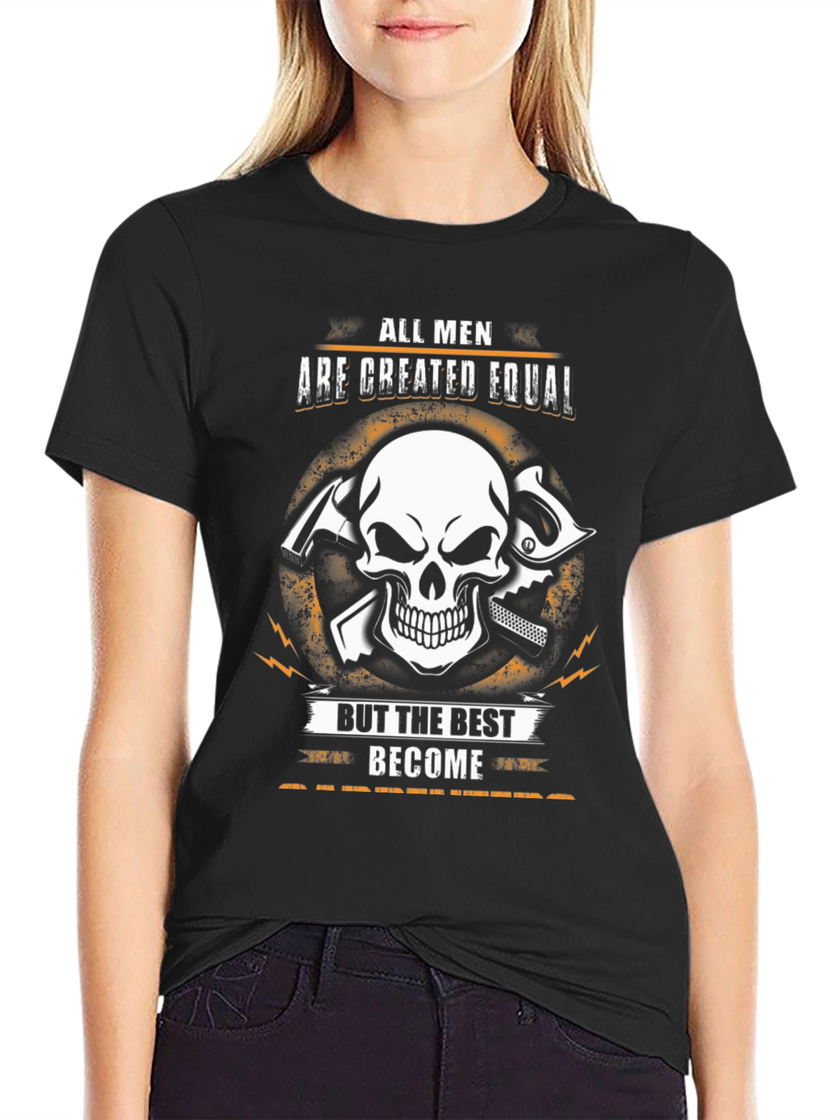 Mens All Men Are Created Equal Graphic Tee