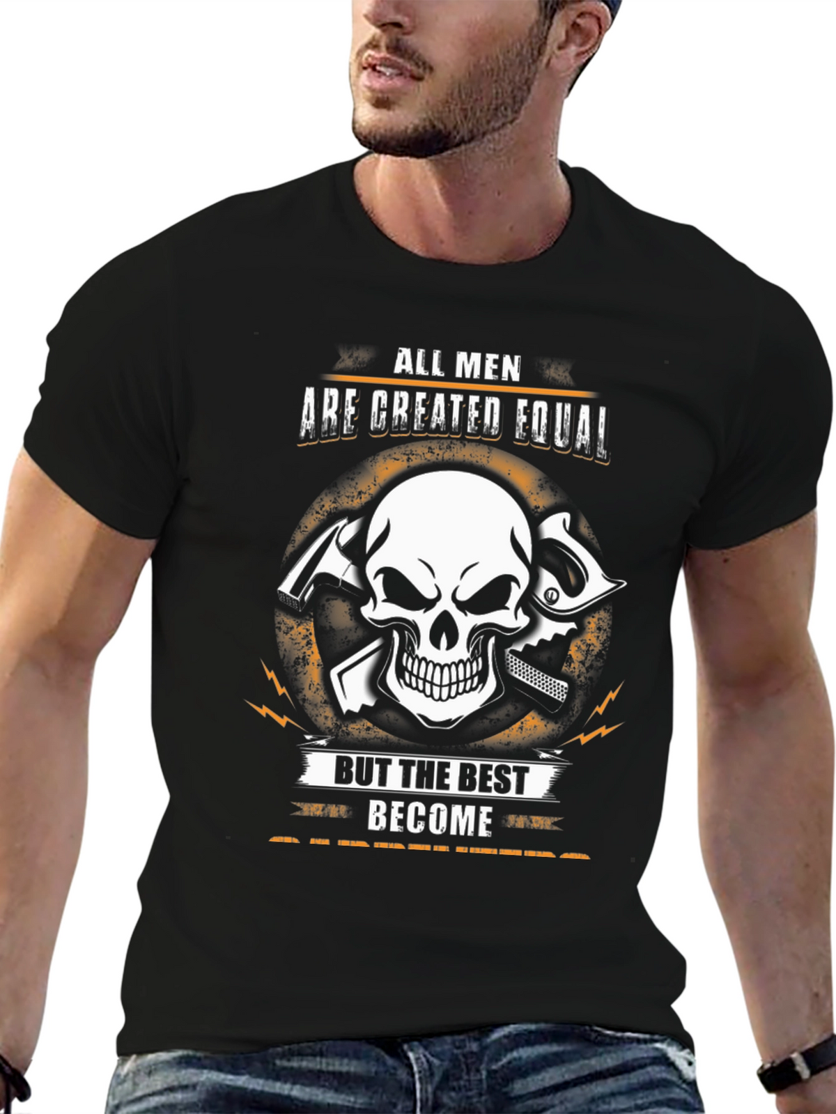 Mens All Men Are Created Equal Graphic Tee