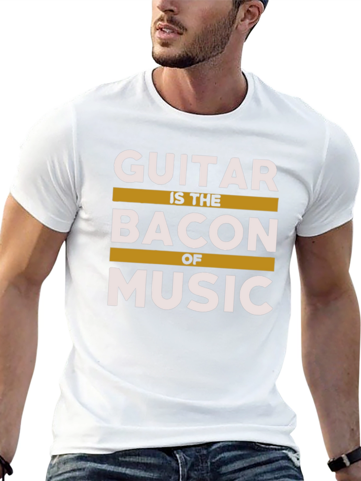 Guitar is the Bacon of Music T-Shirt