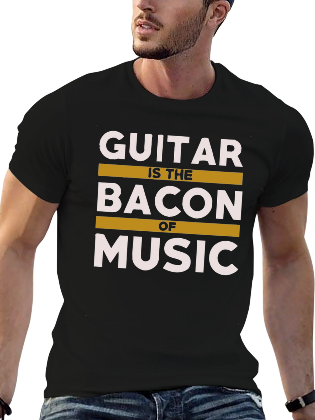 Guitar is the Bacon of Music T-Shirt