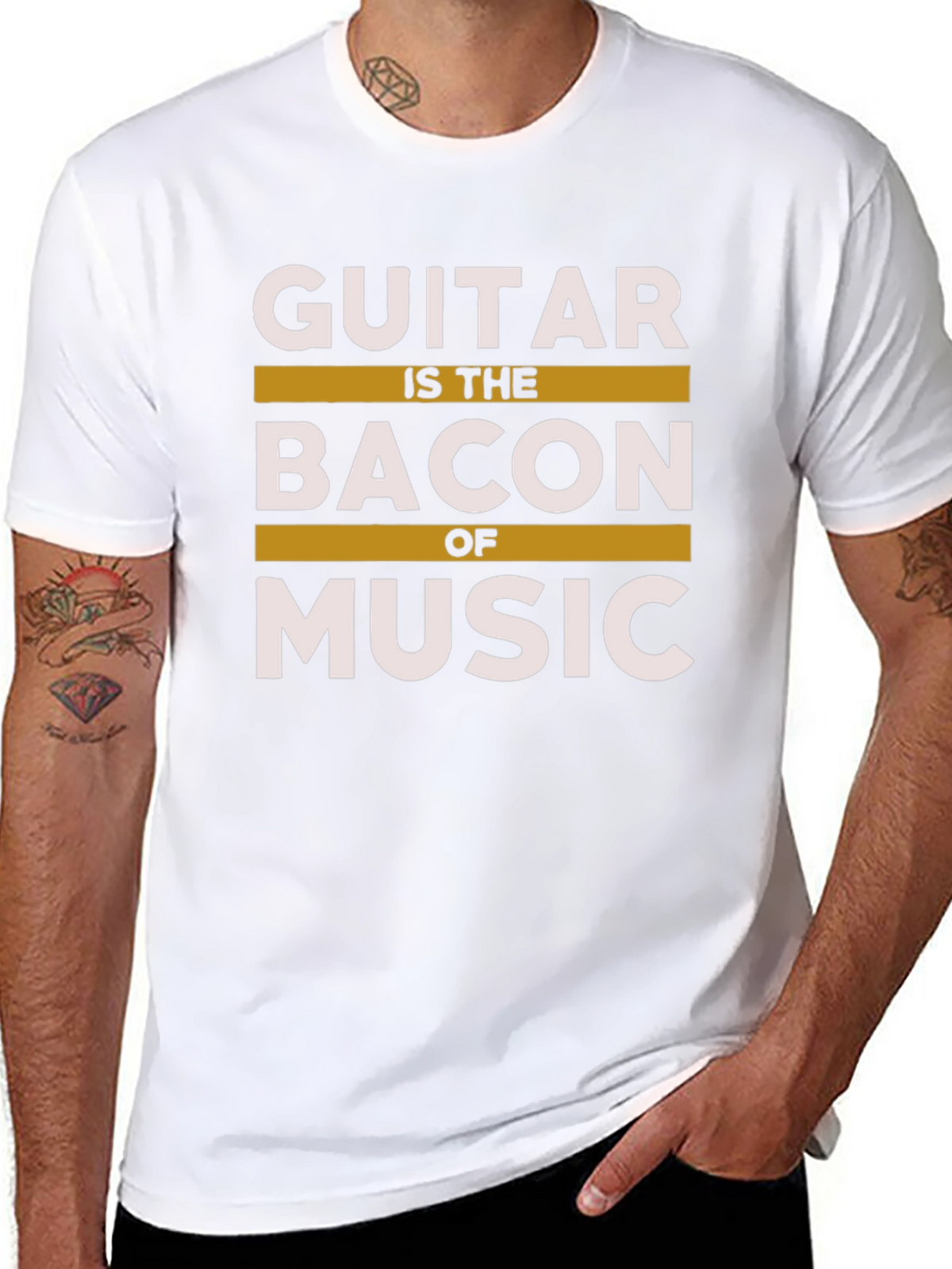 Guitar is the Bacon of Music T-Shirt
