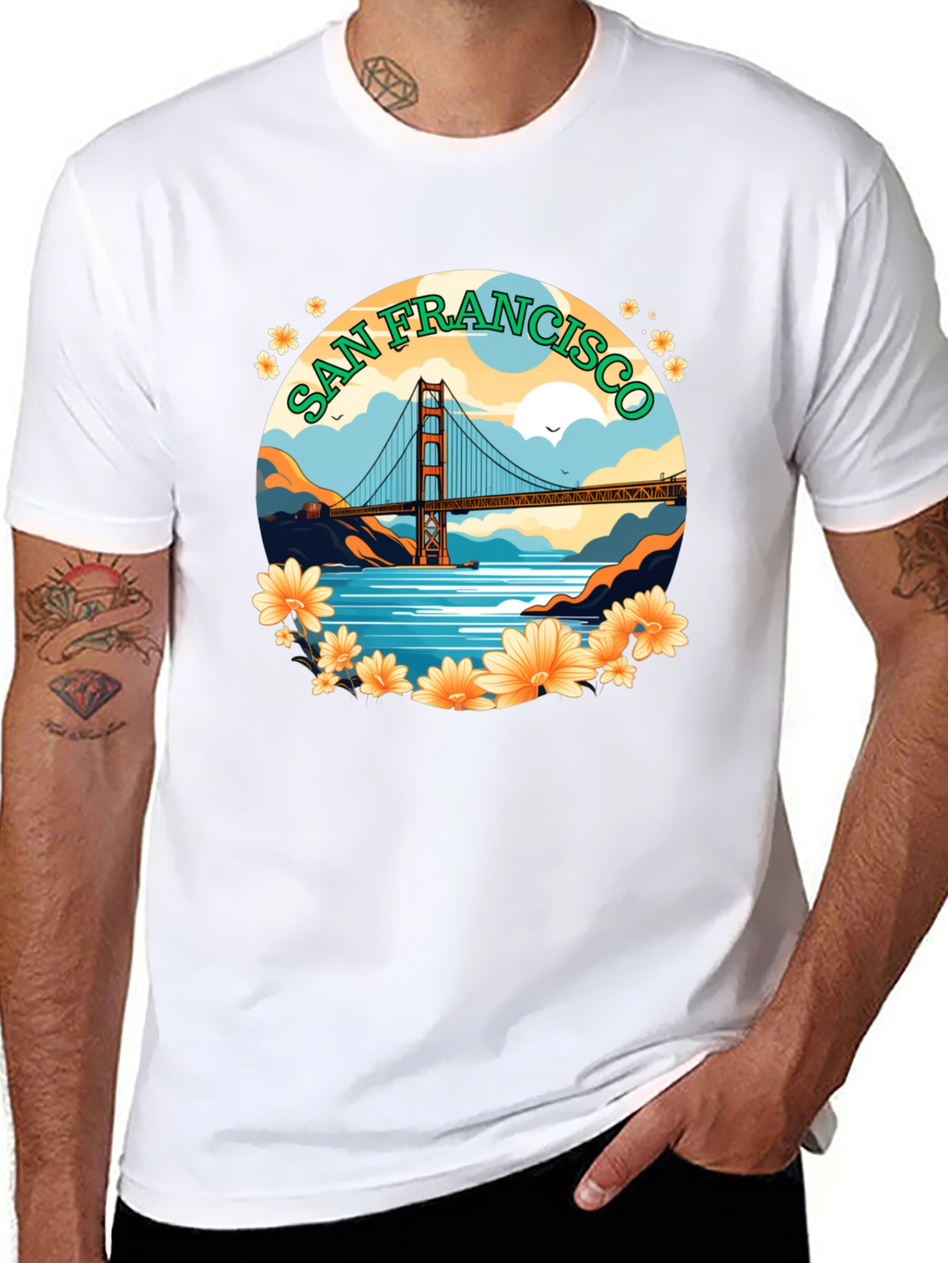 San Francisco Bridge Graphic Tee