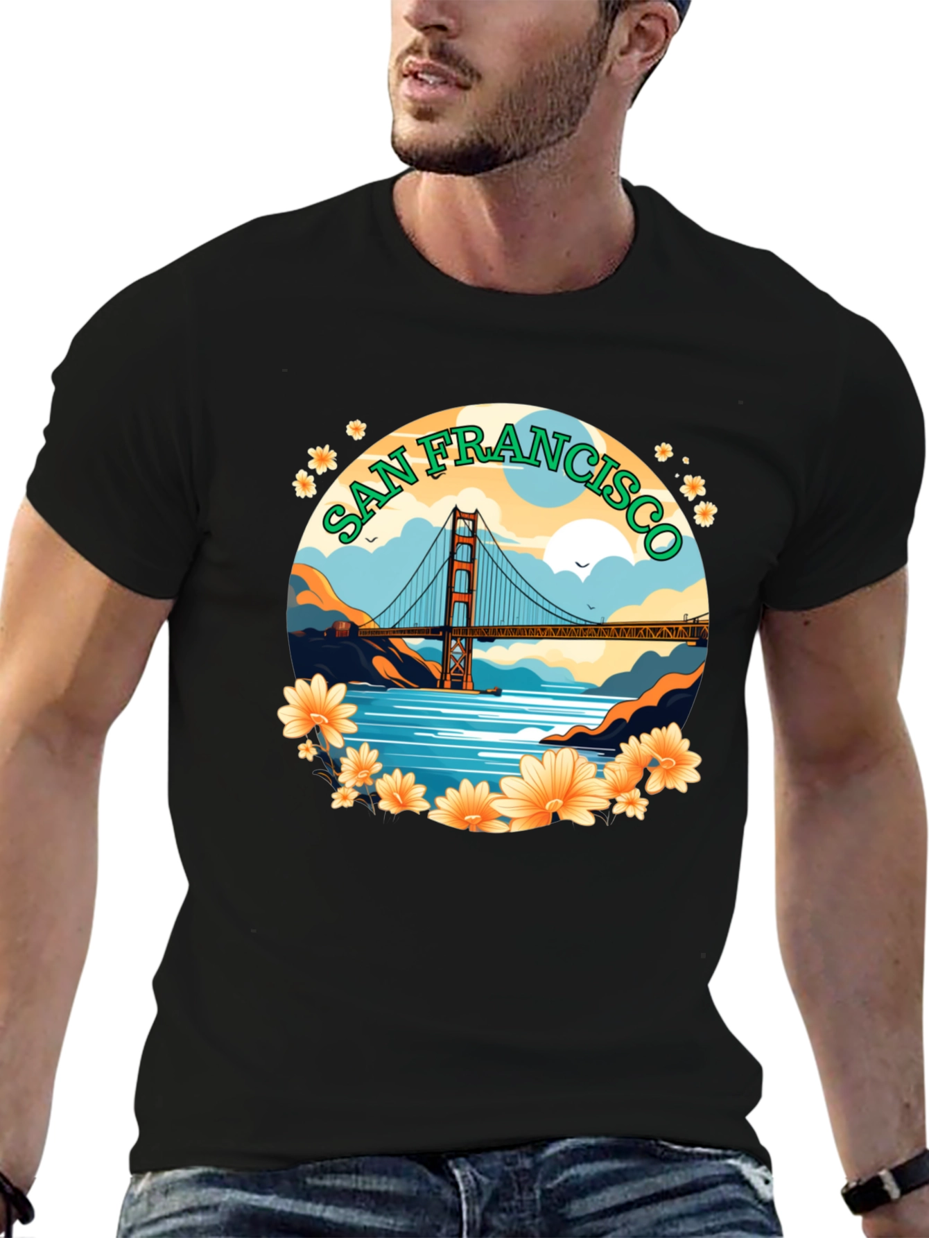 San Francisco Bridge Graphic Tee