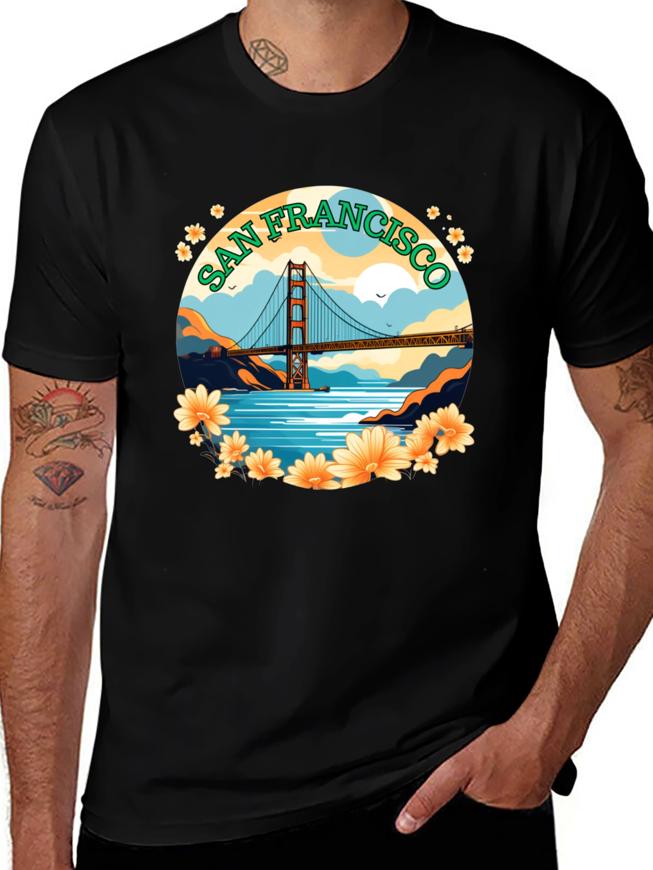 San Francisco Bridge Graphic Tee