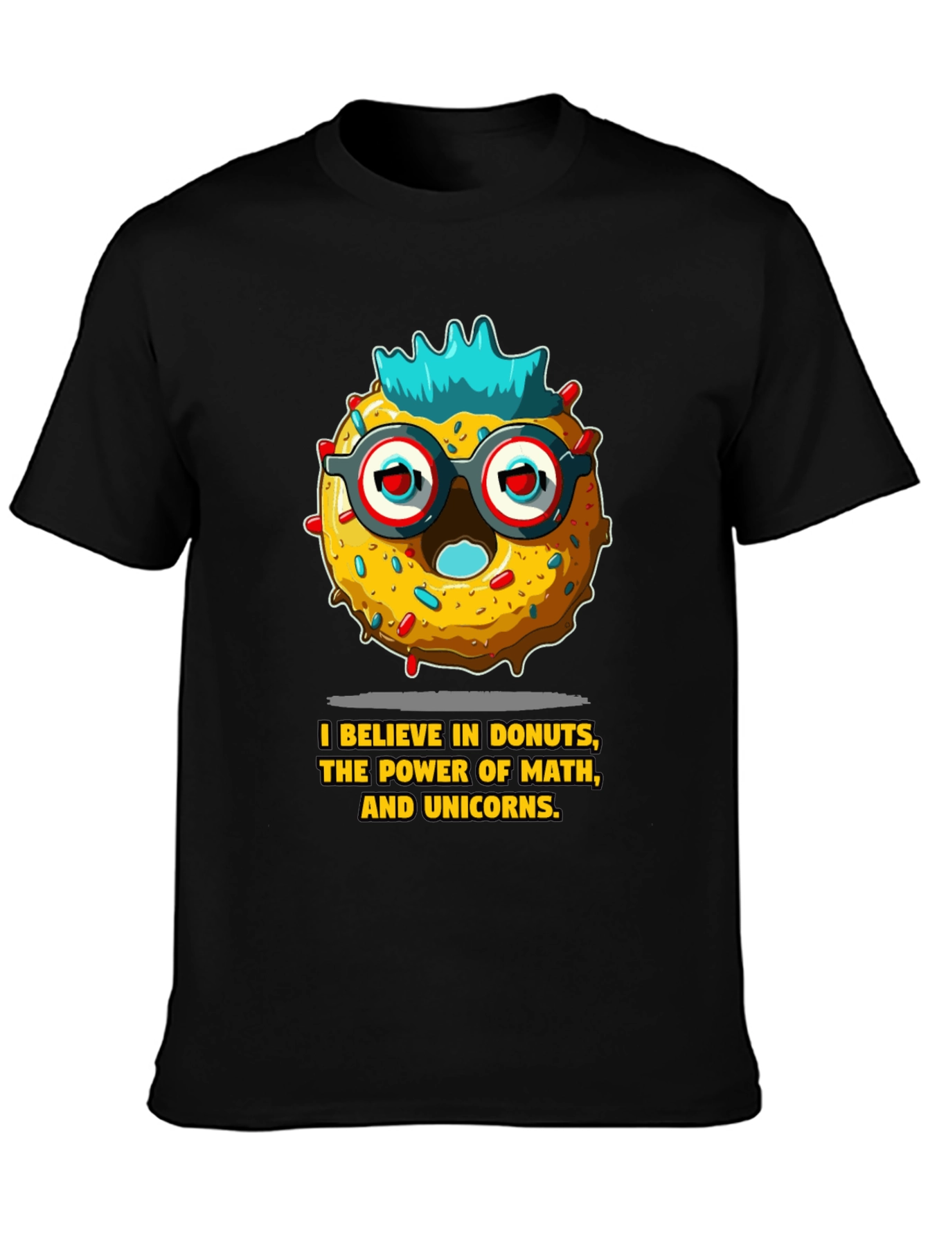 Donut Math Unicorns Graphic Tee