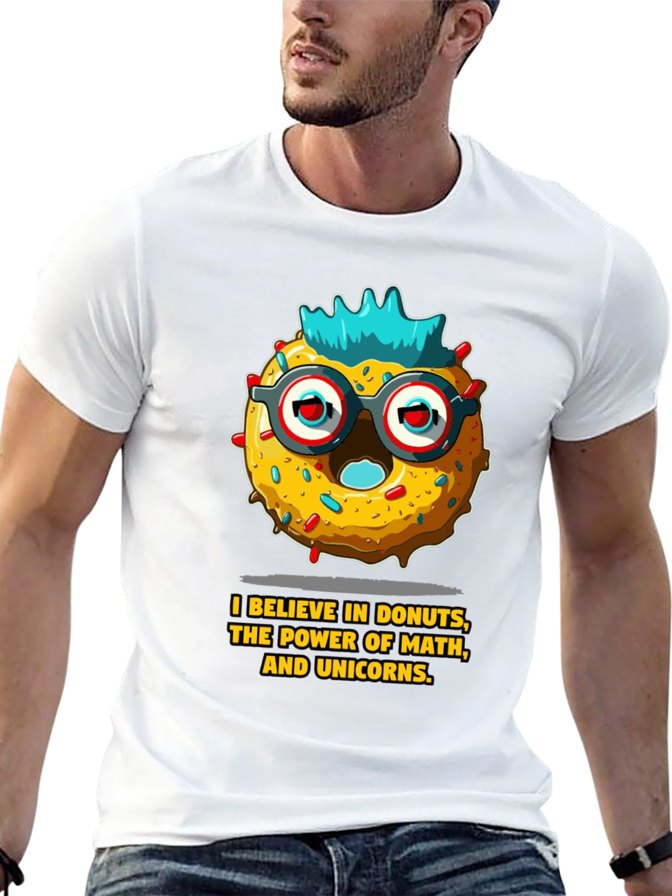 Donut Math Unicorns Graphic Tee