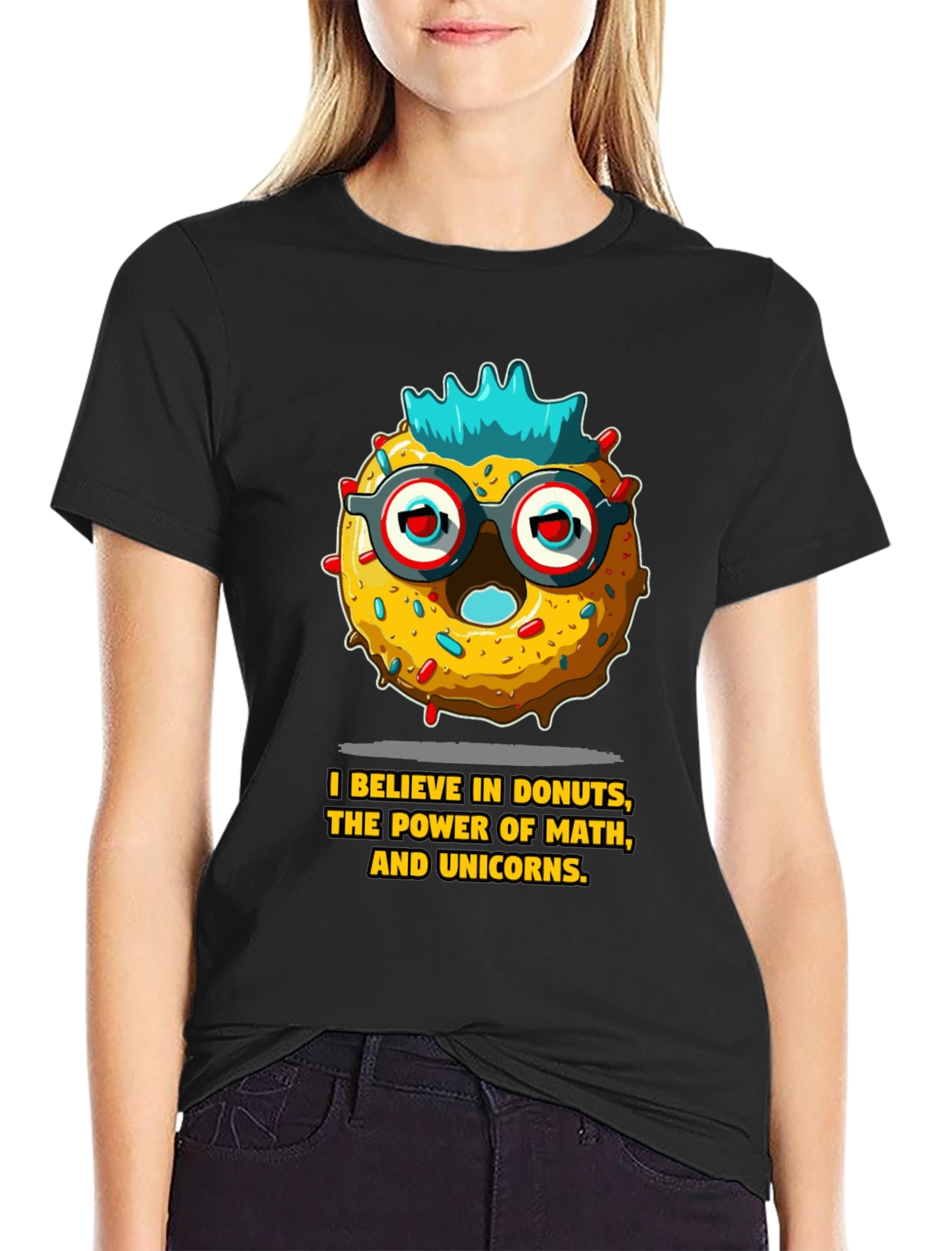 Donut Math Unicorns Graphic Tee