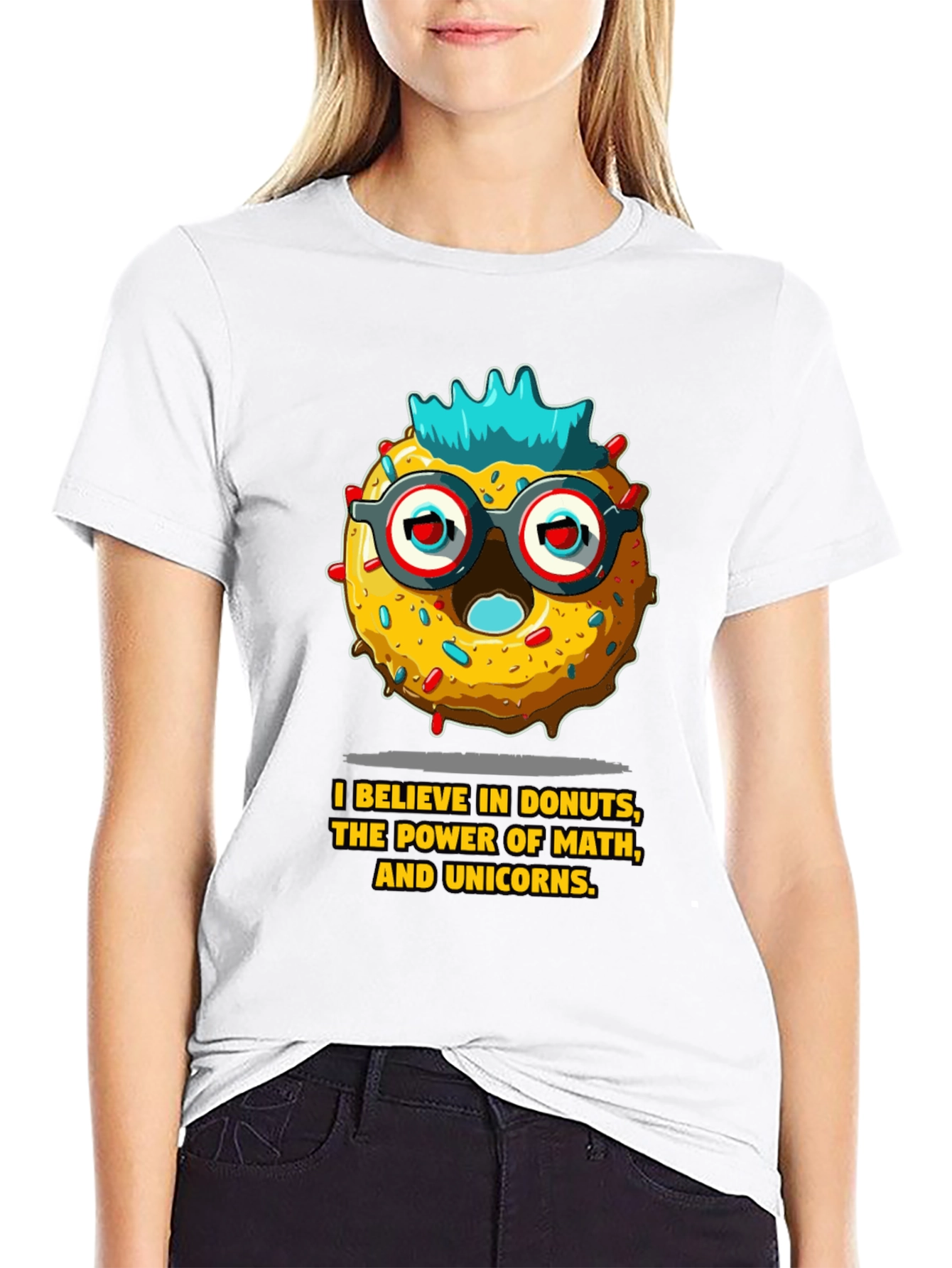 Donut Math Unicorns Graphic Tee