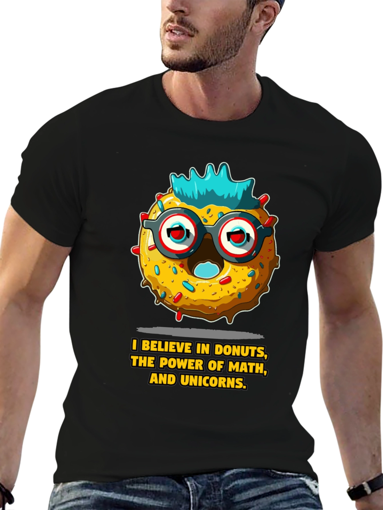 Donut Math Unicorns Graphic Tee