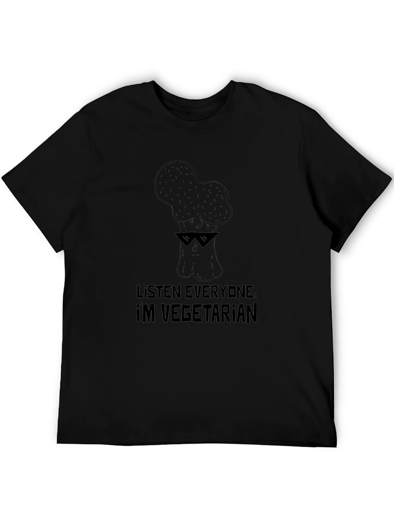 Cool Broccoli Vegetarian T-Shirt