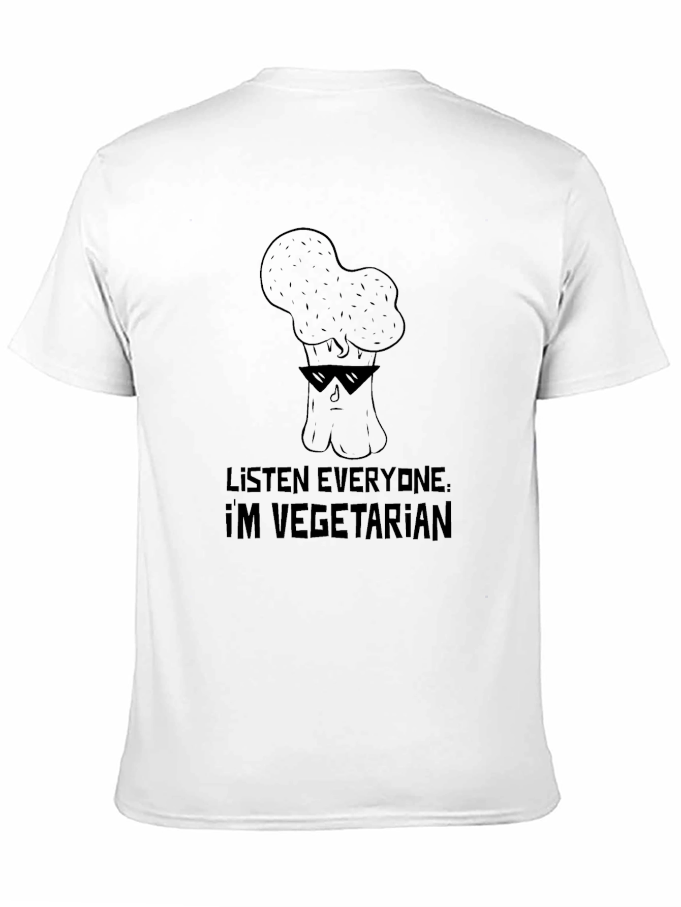 Cool Broccoli Vegetarian T-Shirt