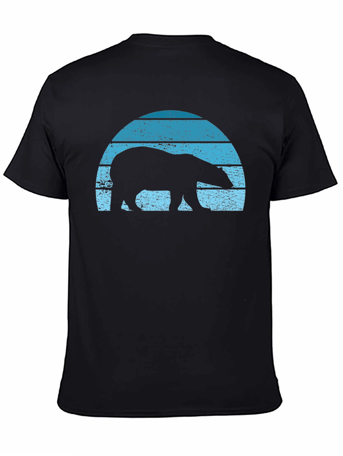 Retro Polar Bear Graphic T-Shirt
