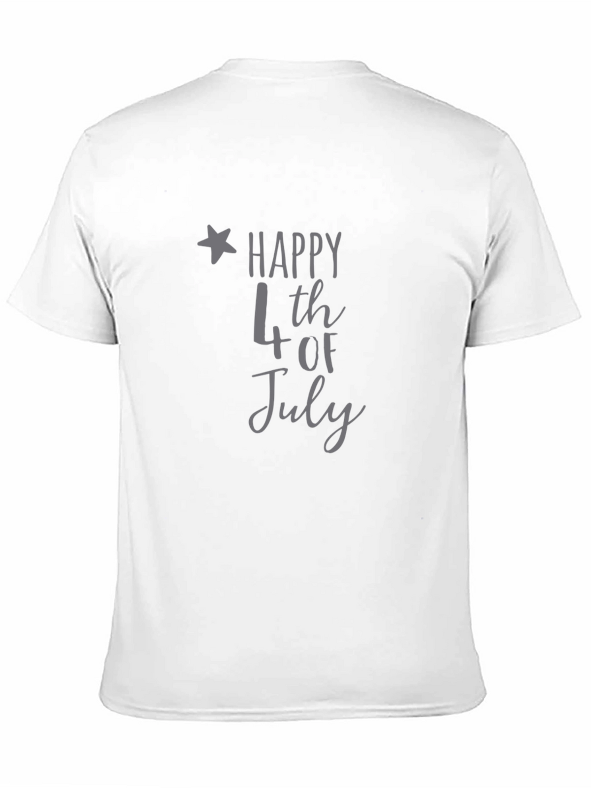 Happy 4th of July Graphic Tee - Patriotic Celebration