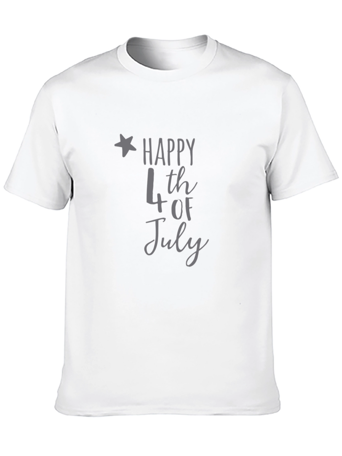 Happy 4th of July Graphic Tee - Patriotic Celebration