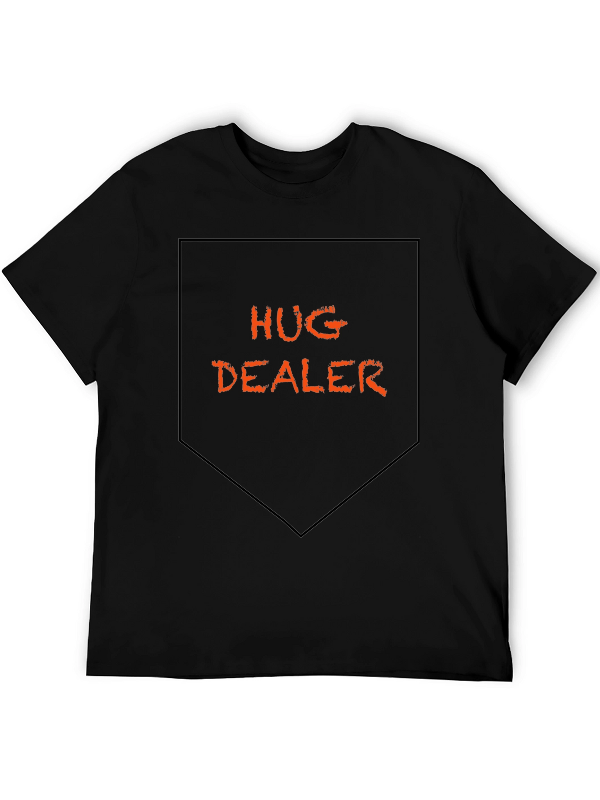 Hug Dealer Graphic Tee - Black Short Sleeve