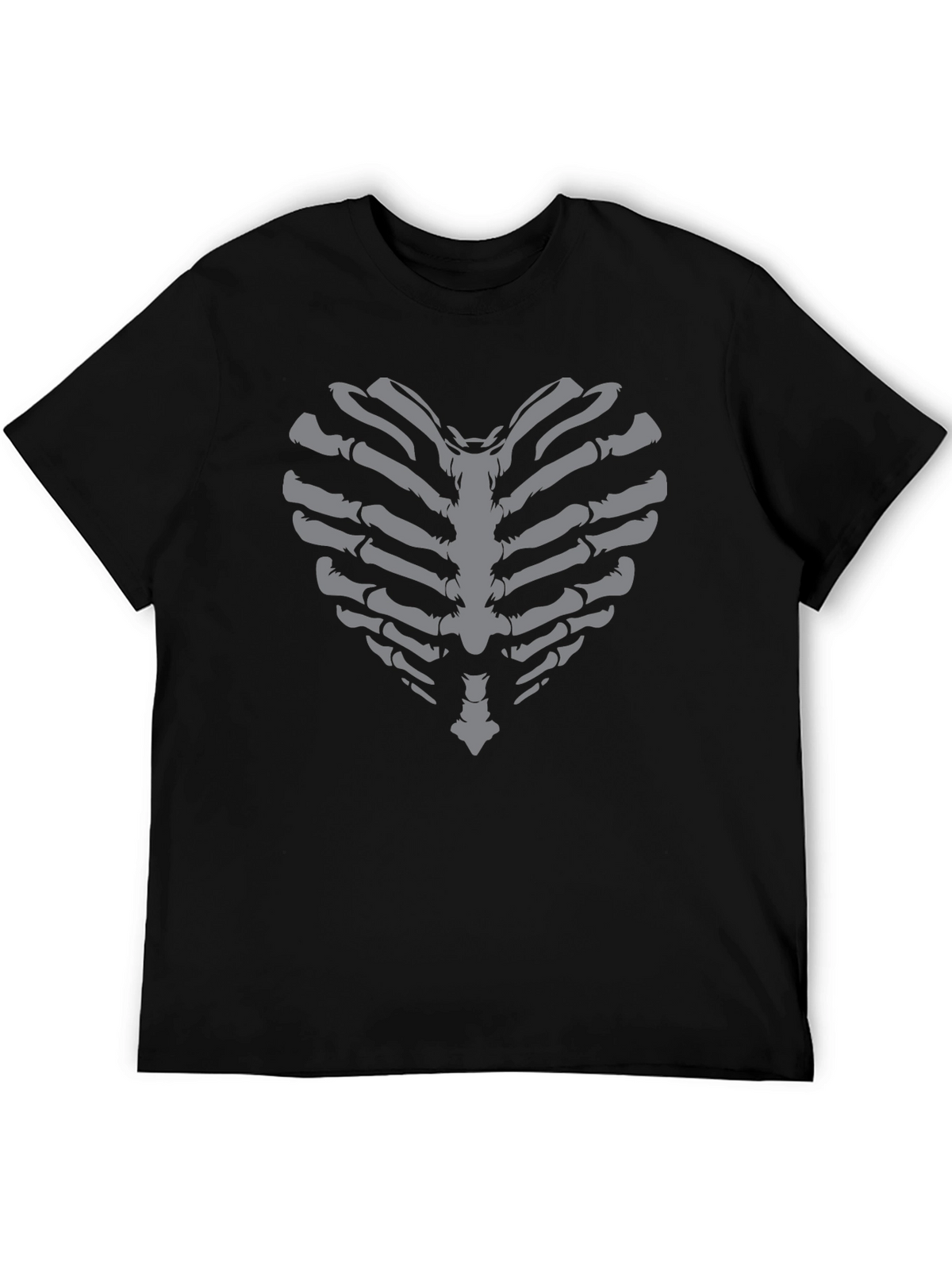 Skeleton Heart T-Shirt - Gothic Love Tee