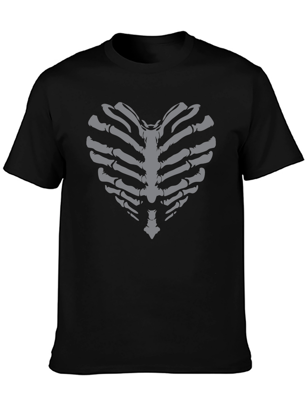 Skeleton Heart T-Shirt - Gothic Love Tee
