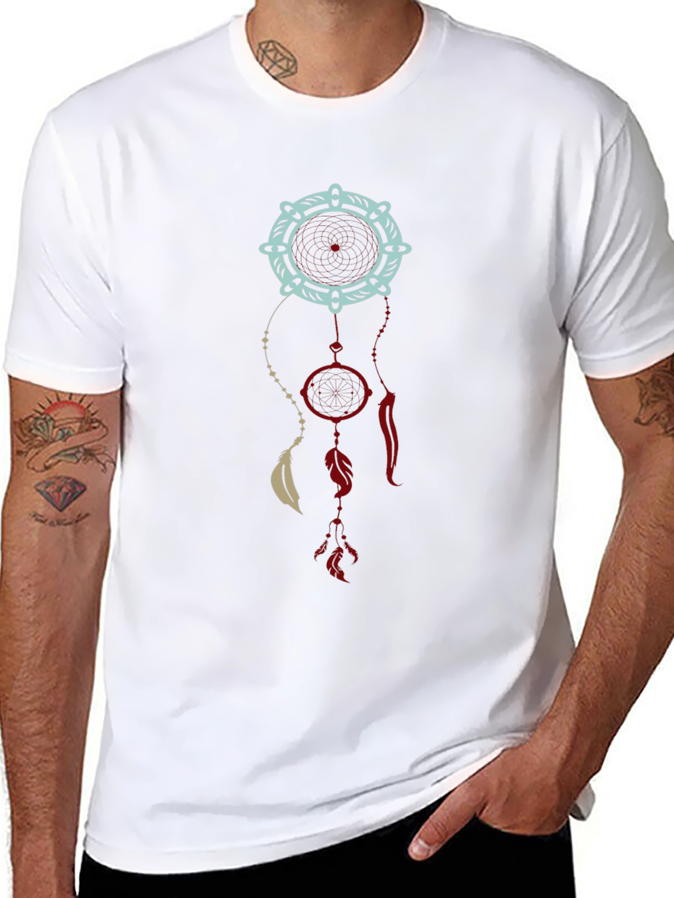 Dreamcatcher Graphic Tee - Boho Style