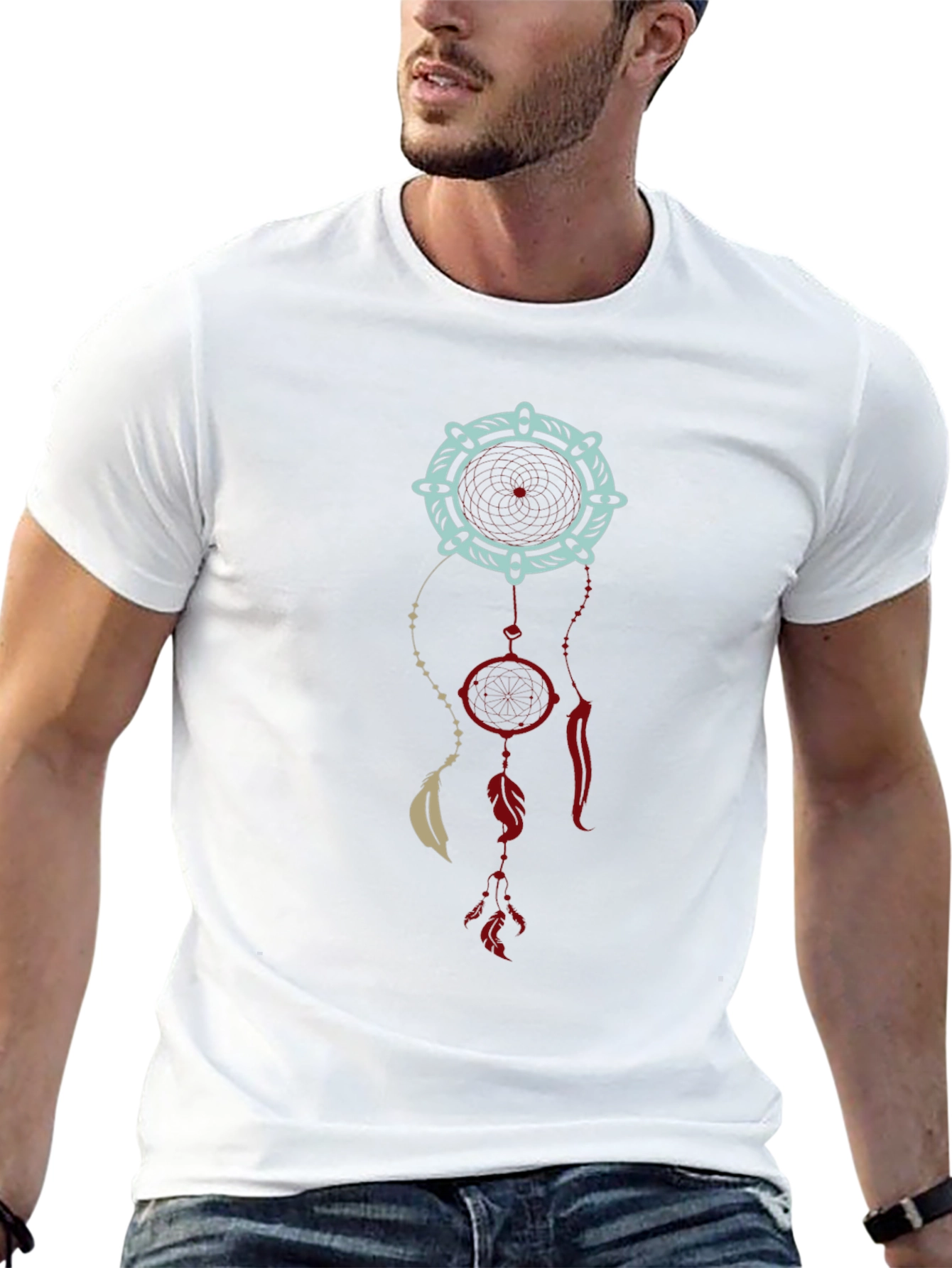 Dreamcatcher Graphic Tee - Boho Style