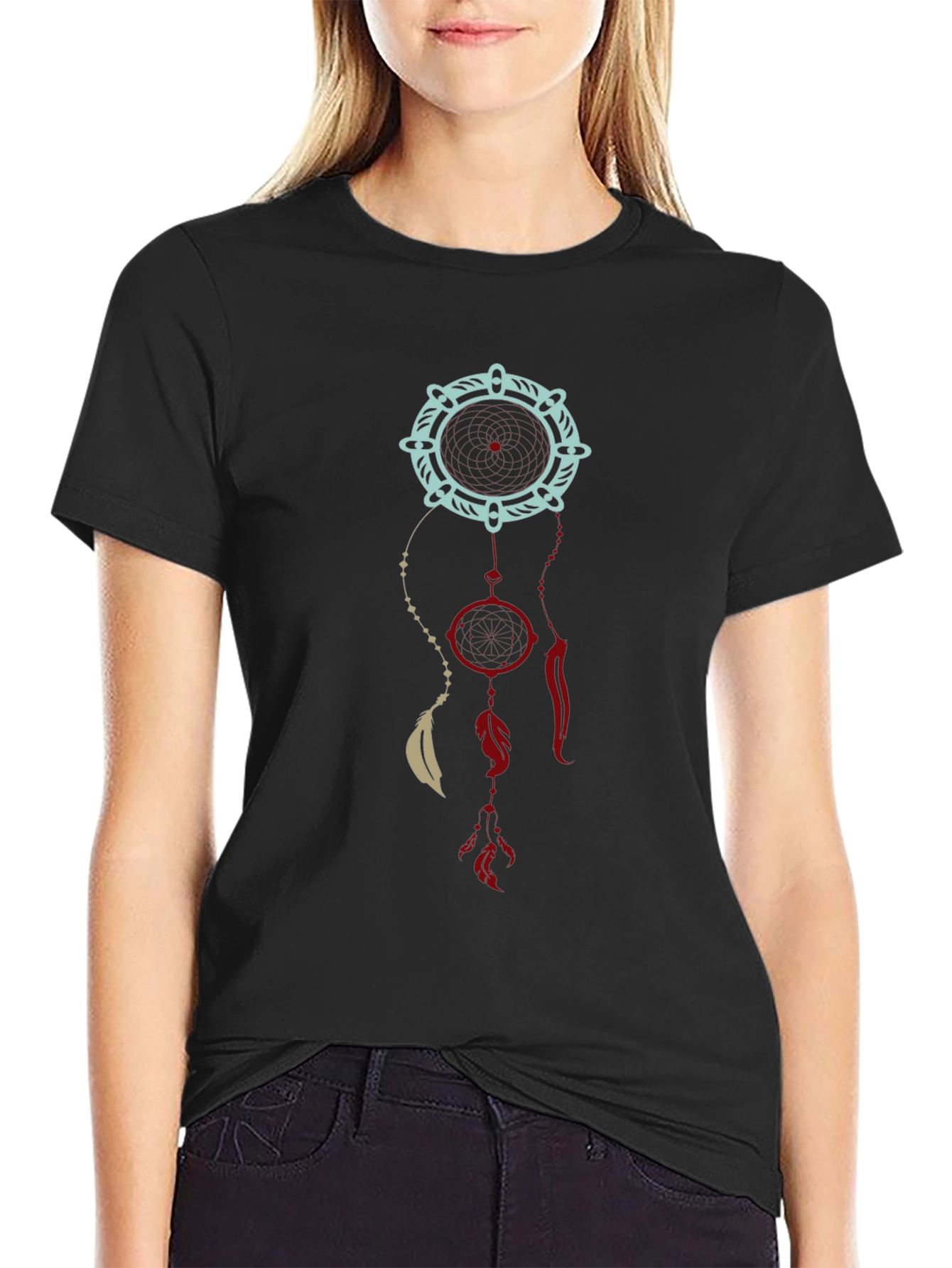Dreamcatcher Graphic Tee - Boho Style