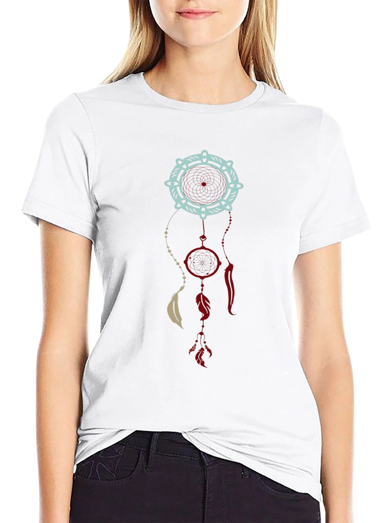 Dreamcatcher Graphic Tee - Boho Style