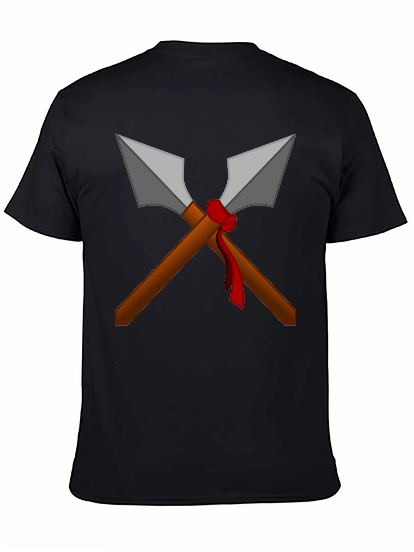 Crossed Spears Graphic Tee - Warrior Style