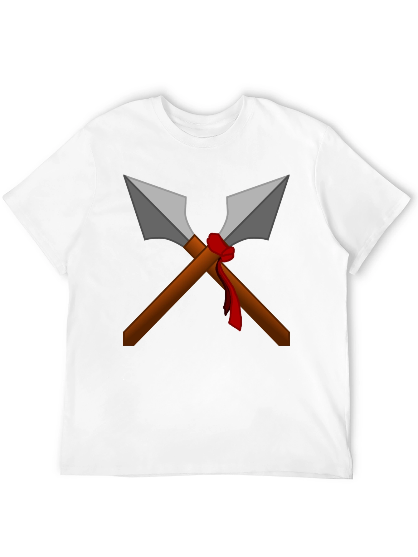 Crossed Spears Graphic Tee - Warrior Style