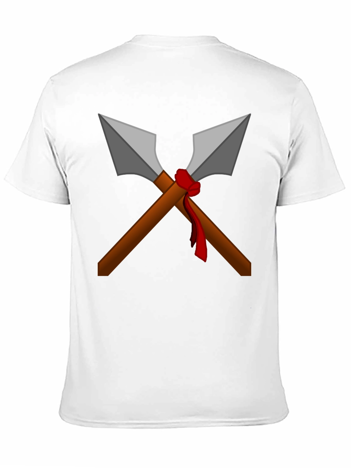Crossed Spears Graphic Tee - Warrior Style