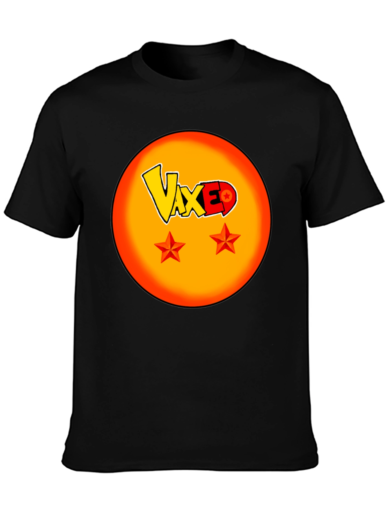 Vaxed Dragonball Z Inspired Black T-Shirt