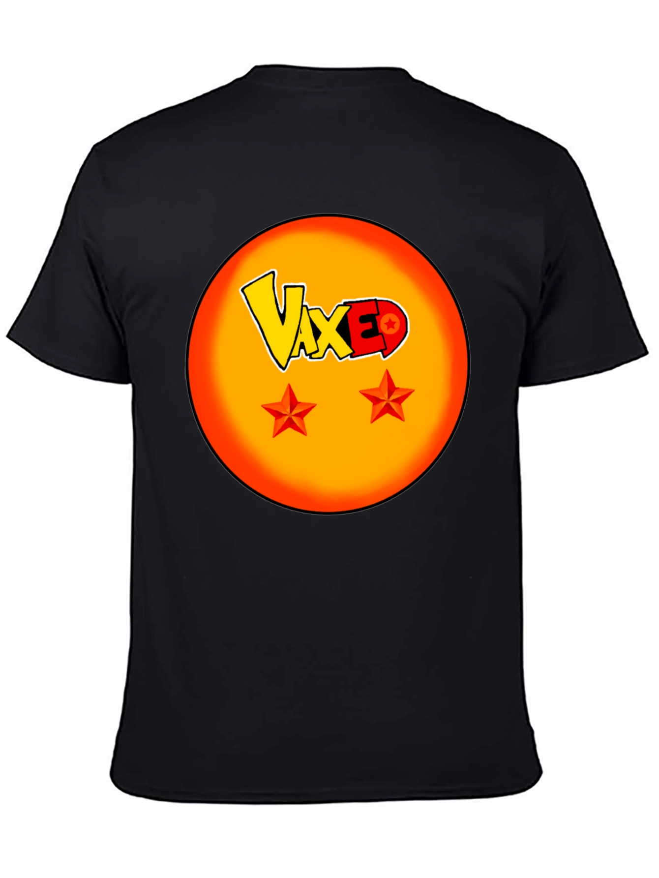 Vaxed Dragonball Z Inspired Black T-Shirt