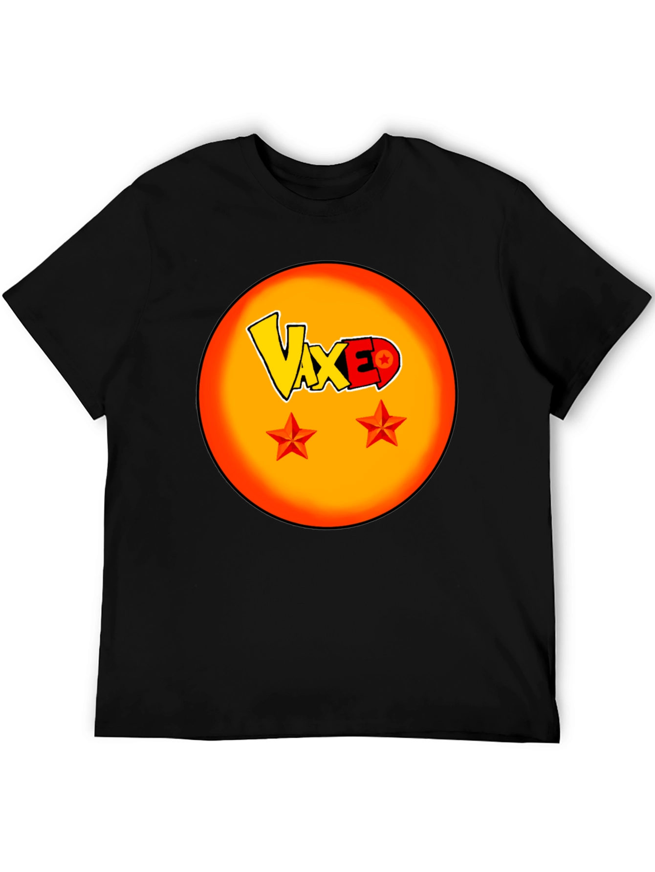 Vaxed Dragonball Z Inspired Black T-Shirt
