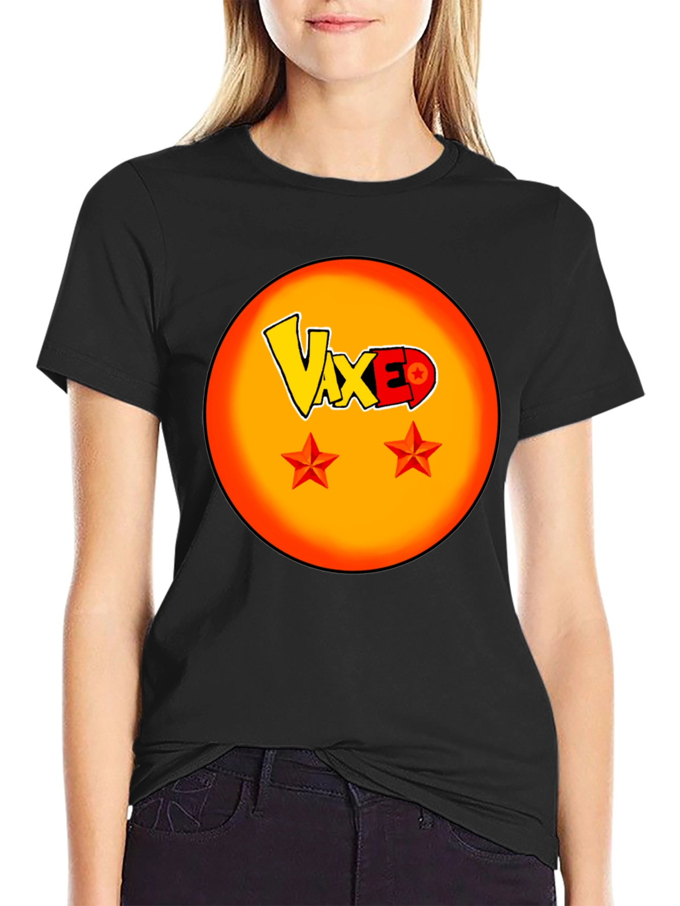 Vaxed Dragonball Z Inspired Black T-Shirt