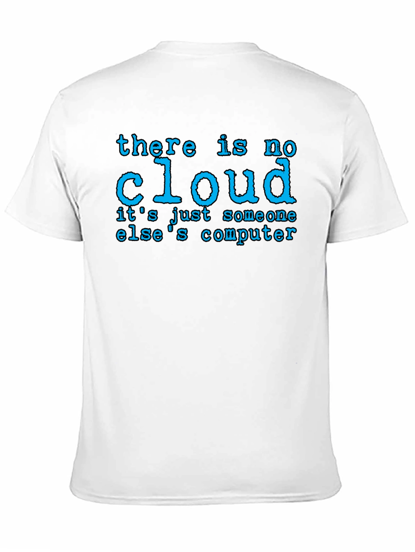 There Is No Cloud Black T-Shirt