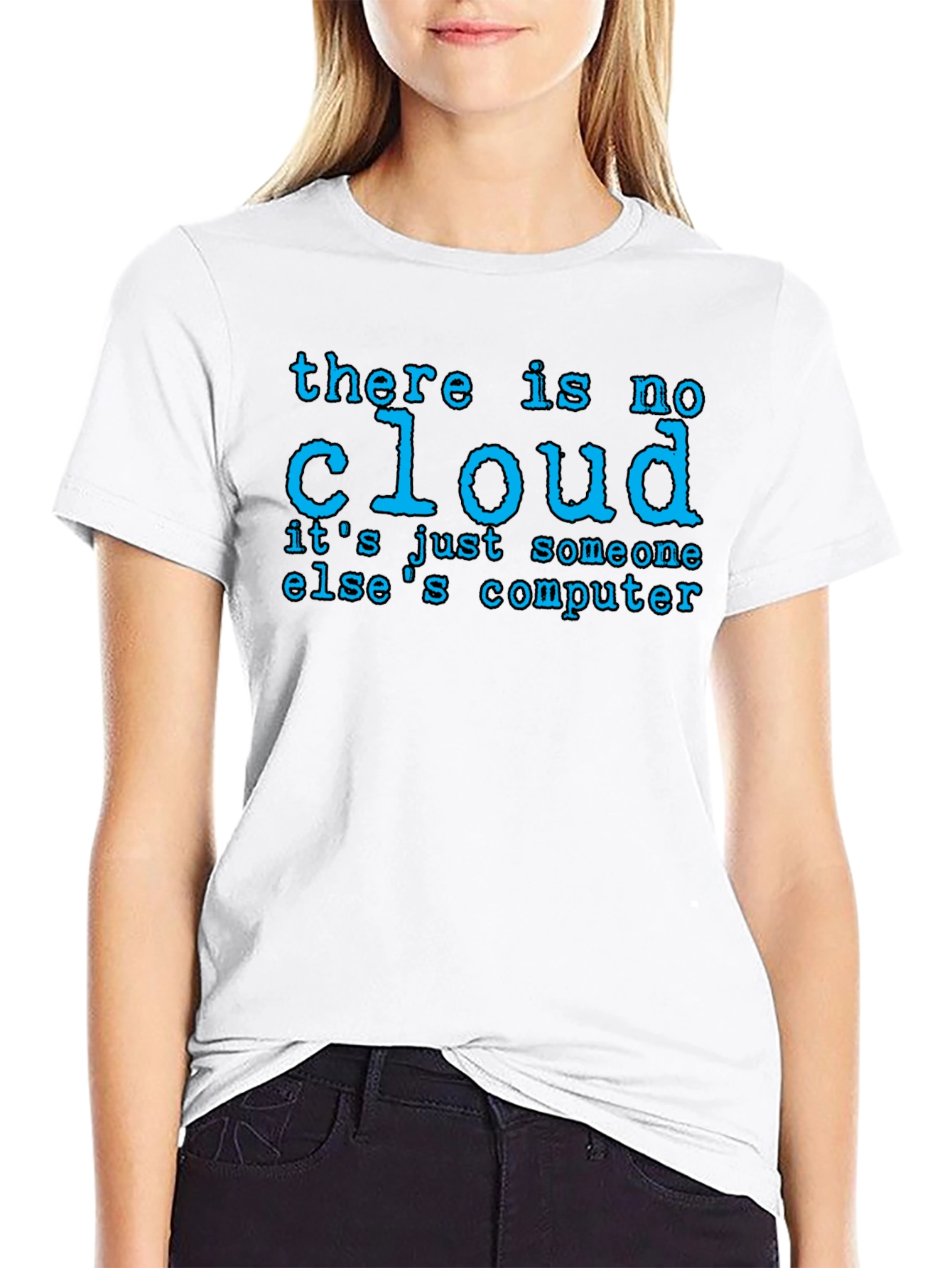 There Is No Cloud Black T-Shirt