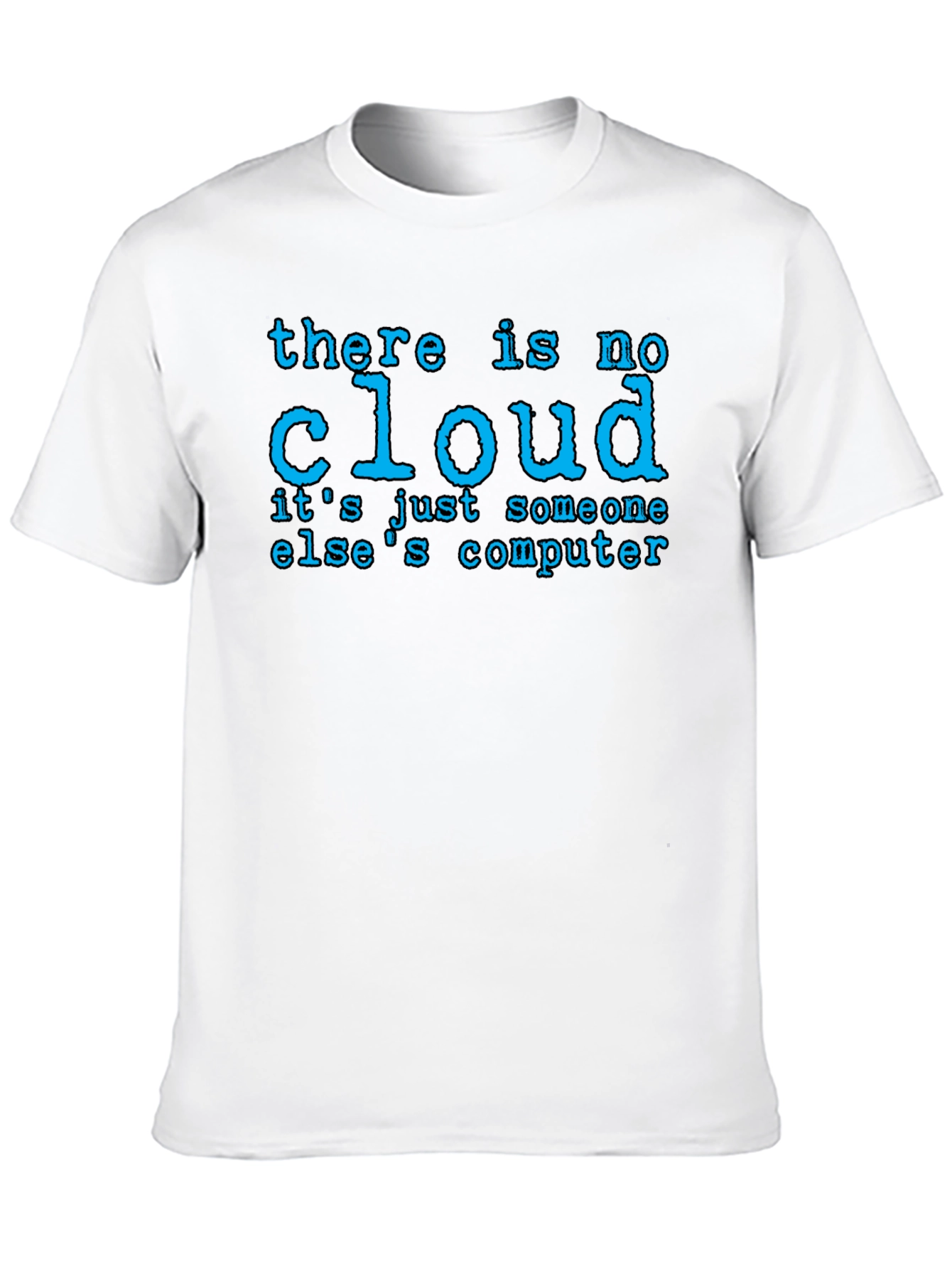 There Is No Cloud Black T-Shirt