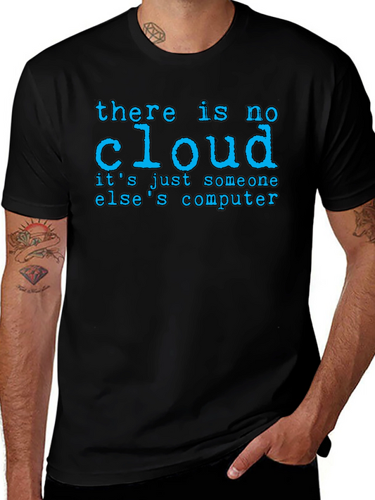 There Is No Cloud Black T-Shirt